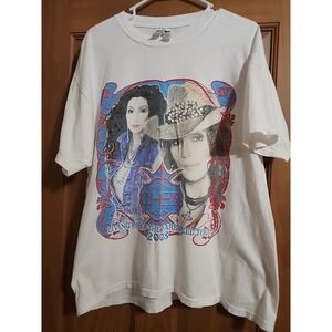 Vintage CHER Livingproof Farewell Tour 2003 Band Tshirt Y2K Mall Goth Grunge XL